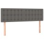 Cabecero con LED cuero sintético negro 144x5x78/88 cm de vidaXL, Cabeceros y pies de cama - Ref: Foro24-3121706, Precio: 60,2...