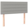 Cabecero con luces LED de tela gris claro 80x5x78/88 cm de vidaXL, Cabeceros y pies de cama - Ref: Foro24-3121726, Precio: 40...