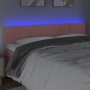 Cabecero con LED de terciopelo rosa 180x5x78/88 cm de vidaXL, Cabeceros y pies de cama - Ref: Foro24-3121677, Precio: 62,88 €...