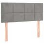 Cabecero con LED de terciopelo gris claro 80x5x78/88 cm de vidaXL, Cabeceros y pies de cama - Ref: Foro24-3121642, Precio: 39...