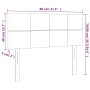 Cabecero con LED de terciopelo gris claro 80x5x78/88 cm de vidaXL, Cabeceros y pies de cama - Ref: Foro24-3121642, Precio: 39...