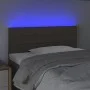 Headboard with LED in taupe gray fabric 100x5x78/88 cm by vidaXL, Headboards and footboards - Ref: Foro24-3121746, Price: 40,...