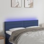 Cabecero con LED de tela azul 144x5x78/88 cm de vidaXL, Cabeceros y pies de cama - Ref: Foro24-3121756, Precio: 65,46 €, Desc...