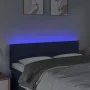 LED-Kopfteil aus blauem Stoff, 144 x 5 x 78/88 cm von vidaXL, Kopf- und Fußteile - Ref: Foro24-3121756, Preis: 63,33 €, Rabat...