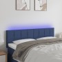 Cabecero con LED de tela azul 144x5x78/88 cm de vidaXL, Cabeceros y pies de cama - Ref: Foro24-3121616, Precio: 56,68 €, Desc...