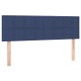 Cabecero con LED de tela azul 144x5x78/88 cm de vidaXL, Cabeceros y pies de cama - Ref: Foro24-3121616, Precio: 56,68 €, Desc...