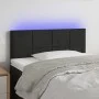 Cabecero con LED de terciopelo negro 100x5x78/88 cm de vidaXL, Cabeceros y pies de cama - Ref: Foro24-3121656, Precio: 58,24 ...