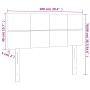 Cabecero con LED de terciopelo negro 100x5x78/88 cm de vidaXL, Cabeceros y pies de cama - Ref: Foro24-3121656, Precio: 47,88 ...