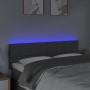 Cabecero con LED de tela gris oscuro 144x5x78/88 cm de vidaXL, Cabeceros y pies de cama - Ref: Foro24-3121611, Precio: 66,57 ...