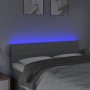 Cabecero con LED de tela gris claro 144x5x78/88 cm de vidaXL, Cabeceros y pies de cama - Ref: Foro24-3121750, Precio: 67,30 €...
