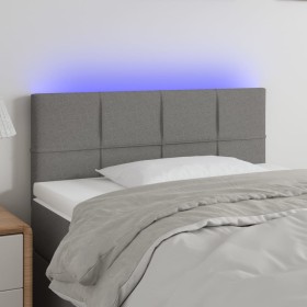 Cabecero con LED de tela gris oscuro 100x5x78/88 cm de vidaXL, Cabeceros y pies de cama - Ref: Foro24-3121603, Precio: 53,13 ...