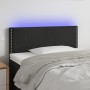 Cabecero con LED de terciopelo negro 80x5x78/88 cm de vidaXL, Cabeceros y pies de cama - Ref: Foro24-3121504, Precio: 35,10 €...