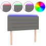Cabecero con LED de tela gris oscuro 80x5x78/88 cm de vidaXL, Cabeceros y pies de cama - Ref: Foro24-3121727, Precio: 42,66 €...