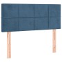 Cabecero con LED de terciopelo azul 100x5x78/88 cm de vidaXL, Cabeceros y pies de cama - Ref: Foro24-3121658, Precio: 54,44 €...