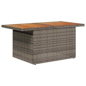 Conjunto de sofá de jardín 6 pcs Gris Poliratán en Sofás de exterior | Comprar online en Foru.es