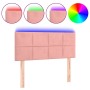 Cabecero con LED de terciopelo rosa 100x5x78/88 cm de vidaXL, Cabeceros y pies de cama - Ref: Foro24-3121659, Precio: 47,41 €...