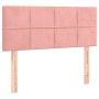 Cabecero con LED de terciopelo rosa 100x5x78/88 cm de vidaXL, Cabeceros y pies de cama - Ref: Foro24-3121659, Precio: 47,41 €...