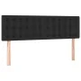 Headboard with LED lights black synthetic leather 144x5x78/88 cm by vidaXL, Headboards and footboards - Ref: Foro24-3121702, ...