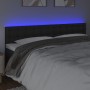 Cabecero con LED cuero sintético negro 160x5x78/88 cm de vidaXL, Cabeceros y pies de cama - Ref: Foro24-3121708, Precio: 61,5...