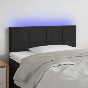 Black velvet headboard with LED 80x5x78/88 cm by vidaXL, Headboards and footboards - Ref: Foro24-3121644, Price: 40,62 €, Dis...