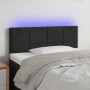 Cabecero con LED de terciopelo negro 80x5x78/88 cm de vidaXL, Cabeceros y pies de cama - Ref: Foro24-3121644, Precio: 39,59 €...