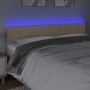 Cabecero con LED de tela color crema 200x5x78/88 cm de vidaXL, Cabeceros y pies de cama - Ref: Foro24-3121639, Precio: 63,32 ...