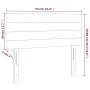 Headboard with LED in taupe gray fabric 90x5x78/88 cm by vidaXL, Headboards and footboards - Ref: Foro24-3121738, Price: 47,6...