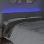 Hellgraues Samtkopfteil mit LED 200x5x78/88 cm von vidaXL, Kopf- und Fußteile - Ref: Foro24-3121678, Preis: 60,73 €, Rabatt: %