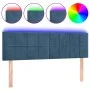 Dark brown velvet LED headboard 144x5x78/88 cm by vidaXL, Headboards and footboards - Ref: Foro24-3121664, Price: 54,98 €, Di...