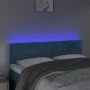 Dark brown velvet LED headboard 144x5x78/88 cm by vidaXL, Headboards and footboards - Ref: Foro24-3121664, Price: 54,98 €, Di...