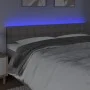 Headboard with LED gray synthetic leather 180x5x78/88 cm by vidaXL, Headboards and footboards - Ref: Foro24-3121718, Price: 7...