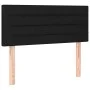 Black fabric headboard with LED 80x5x78/88 cm by vidaXL, Headboards and footboards - Ref: Foro24-3121728, Price: 49,65 €, Dis...