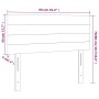 Cabecero con LED de terciopelo gris claro 90x5x78/88 cm de vidaXL, Cabeceros y pies de cama - Ref: Foro24-3121788, Precio: 39...
