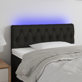 Cabecero con LED de tela negro 90x7x78/88 cm de vidaXL, Cabeceros y pies de cama - Ref: Foro24-3121932, Precio: 44,35 €, Desc...