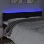 Kopfteil aus schwarzem Stoff mit LED 160x5x78/88 cm von vidaXL, Kopf- und Fußteile - Ref: Foro24-3121858, Preis: 61,35 €, Rab...