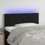 Kopfteil aus schwarzem Samt mit LED 80x5x78/88 cm von vidaXL, Kopf- und Fußteile - Ref: Foro24-3121784, Preis: 38,82 €, Rabat...
