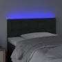 Kopfteil mit LED-Beleuchtung, schwarzes Kunstleder, 80 x 5 x 78/88 cm von vidaXL, Kopf- und Fußteile - Ref: Foro24-3121684, P...