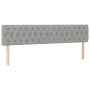 Cabecero con LED de tela gris claro 180x7x78/88 cm de vidaXL, Cabeceros y pies de cama - Ref: Foro24-3121962, Precio: 64,77 €...