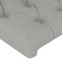 Cabecero con LED de tela gris claro 180x7x78/88 cm de vidaXL, Cabeceros y pies de cama - Ref: Foro24-3121962, Precio: 65,52 €...