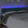 Cabecero con LED de terciopelo azul oscuro 180x7x78/88 cm de vidaXL, Cabeceros y pies de cama - Ref: Foro24-3122012, Precio: ...