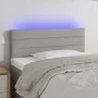 Hellgraues Stoffkopfteil mit LED 90x5x78/88 cm von vidaXL, Kopf- und Fußteile - Ref: Foro24-3121734, Preis: 50,81 €, Rabatt: %