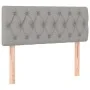 Light gray fabric headboard with LED 100x7x78/88 cm by vidaXL, Headboards and footboards - Ref: Foro24-3121938, Price: 45,44 ...