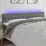 Cabecero con LED de tela gris oscuro 180x7x78/88 cm de vidaXL, Cabeceros y pies de cama - Ref: Foro24-3121963, Precio: 77,08 ...