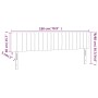 Cabecero con LED de tela gris claro 180x5x78/88 cm de vidaXL, Cabeceros y pies de cama - Ref: Foro24-3121864, Precio: 63,49 €...
