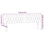 Cabecero con LED de tela gris taupe 160x7x78/88 cm de vidaXL, Cabeceros y pies de cama - Ref: Foro24-3121958, Precio: 85,72 €...