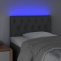 Cabecero con LED de tela gris oscuro 80x7x78/88 cm de vidaXL, Cabeceros y pies de cama - Ref: Foro24-3121923, Precio: 42,62 €...