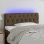 Kopfteil mit LED aus dunkelbraunem Stoff 90x7x78/88 cm von vidaXL, Kopf- und Fußteile - Ref: Foro24-3121933, Preis: 53,40 €, ...