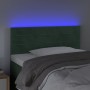 Cabecero con LED de terciopelo verde oscuro 80x5x78/88 cm de vidaXL, Cabeceros y pies de cama - Ref: Foro24-3121785, Precio: ...