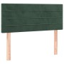 Cabecero con LED de terciopelo verde oscuro 80x5x78/88 cm de vidaXL, Cabeceros y pies de cama - Ref: Foro24-3121785, Precio: ...
