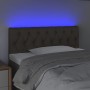 Cabecero con LED de tela gris taupe 90x7x78/88 cm de vidaXL, Cabeceros y pies de cama - Ref: Foro24-3121934, Precio: 47,87 €,...